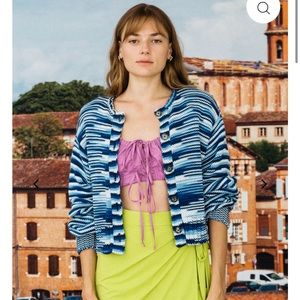 Ciao Lucia Varese Cardigan Acqua Space Dye